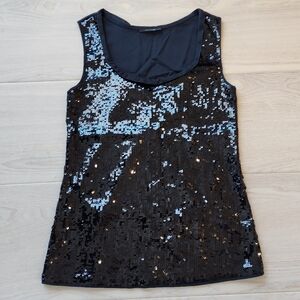 Elie Tahari sequin lined top